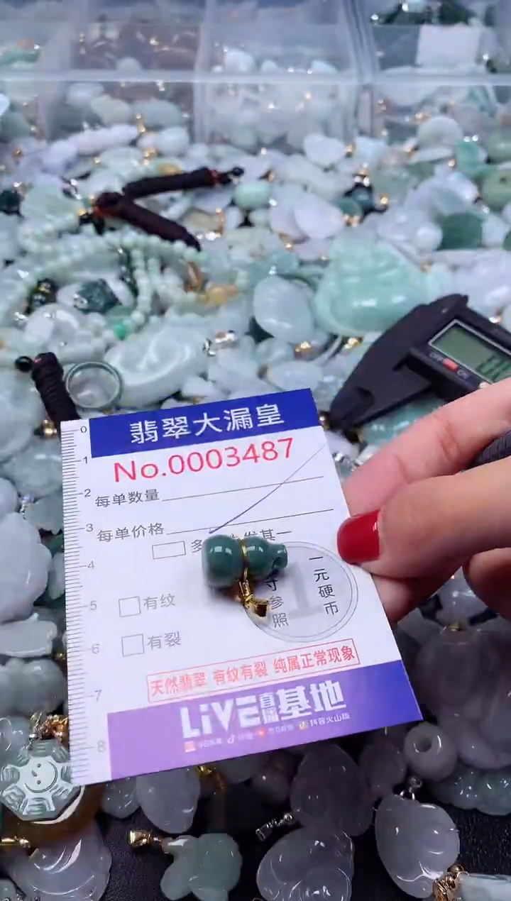 颈饰未镶嵌翡翠3487