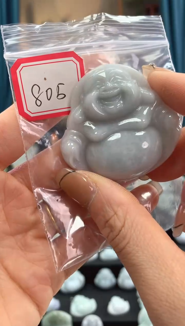 翡翠未镶嵌颈饰佛公805 多样性发一件