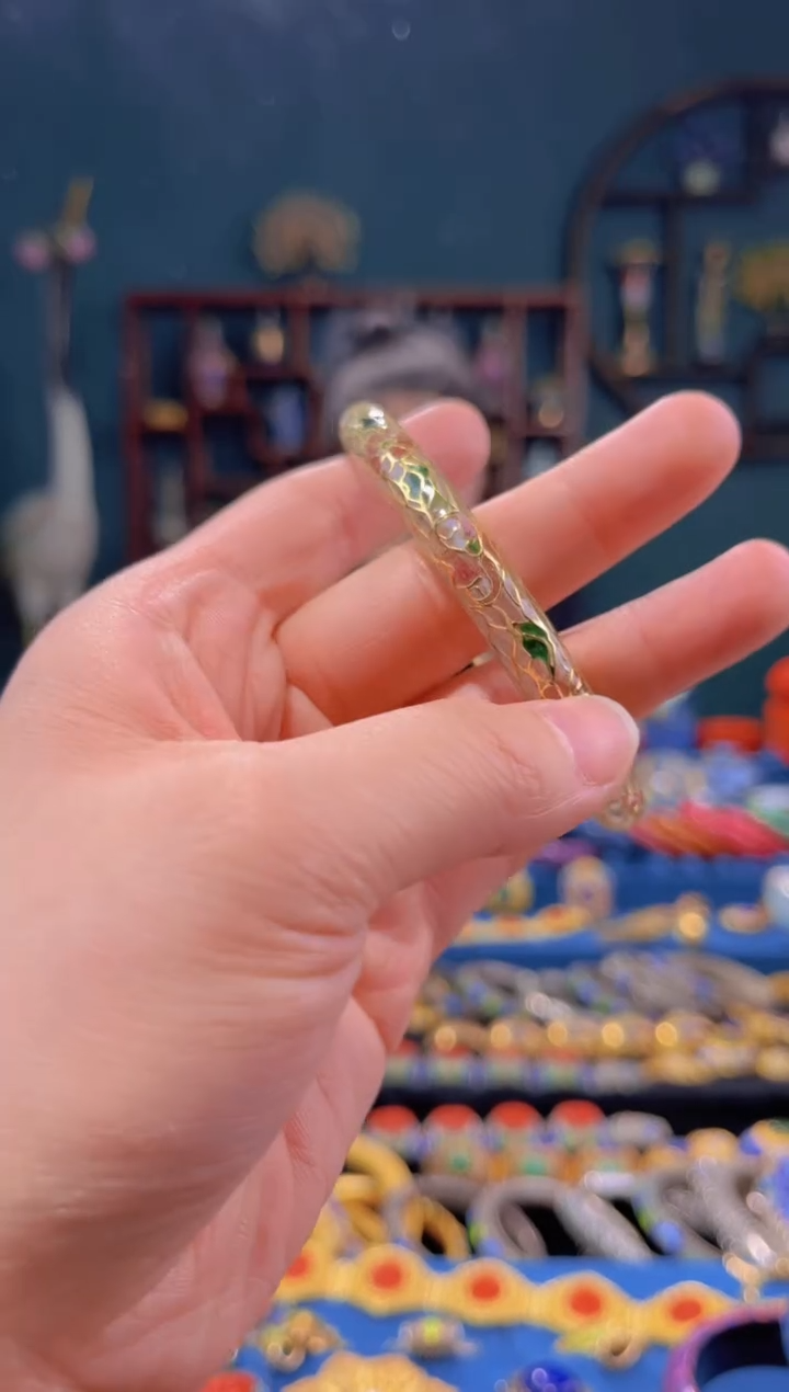 【闪购商品】非遗景泰蓝脱胎手镯细 59-61