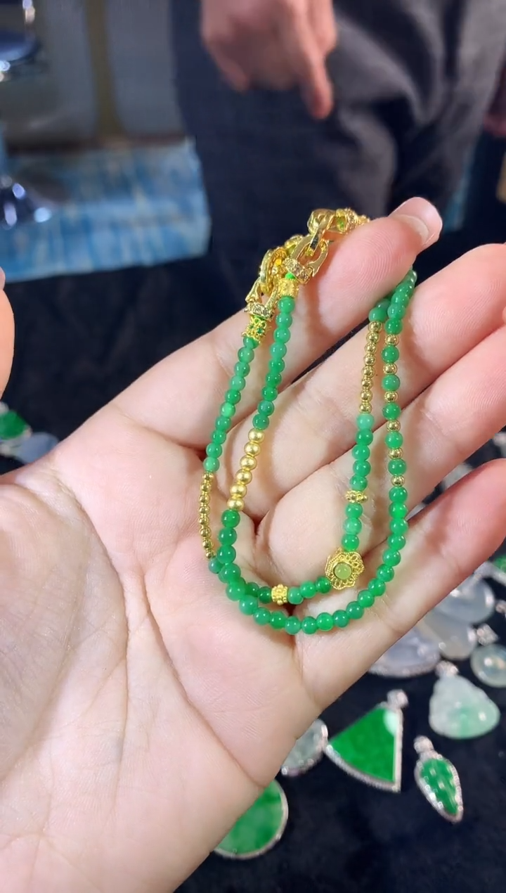 【闪购商品】翡翠手链未镶嵌421psd时尚多样性发其一