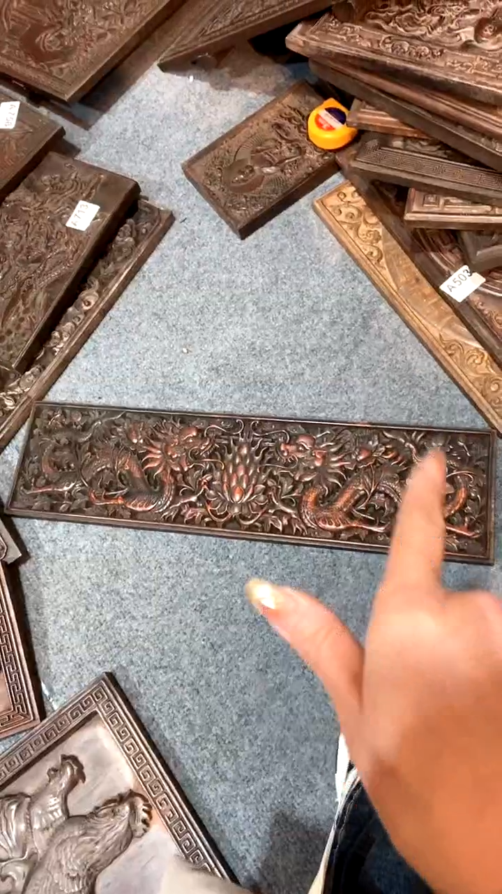 【闪购商品】木A紫檀雕刻板一物一拍以直播间为准