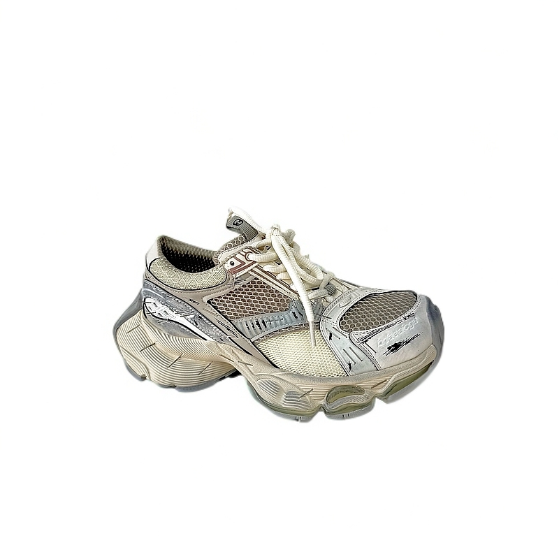 【CHUN】巴家订书机时尚厚底增高网面休闲运动鞋女款潮流百搭2519