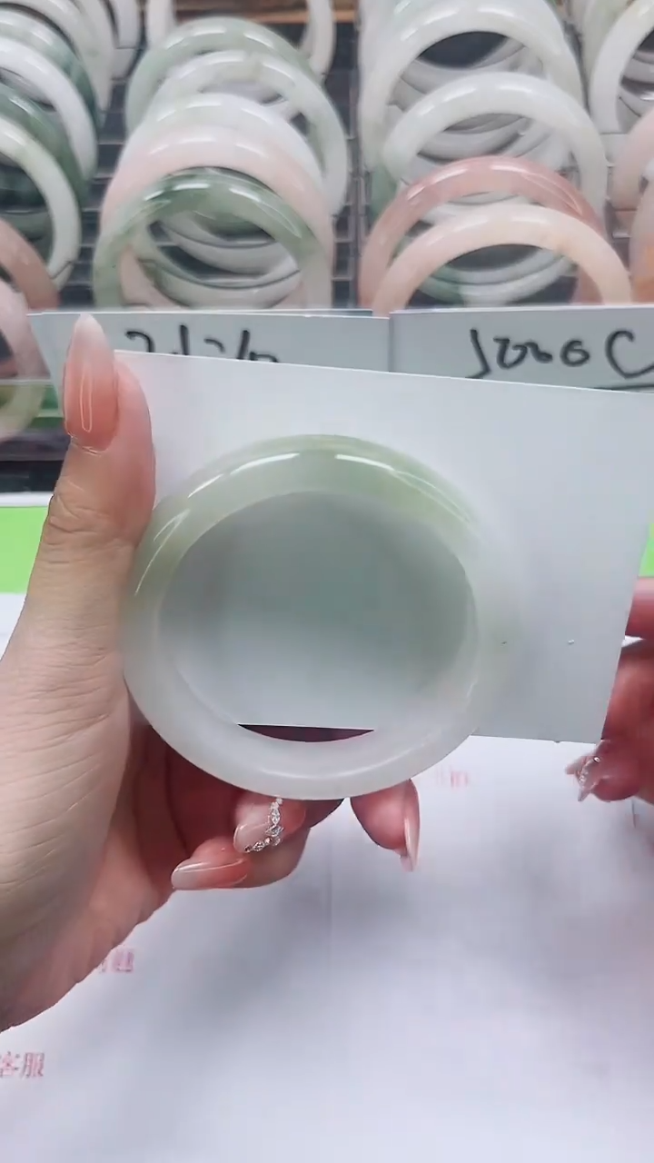 【闪购商品】石英质玉手镯未镶嵌A212-54/55