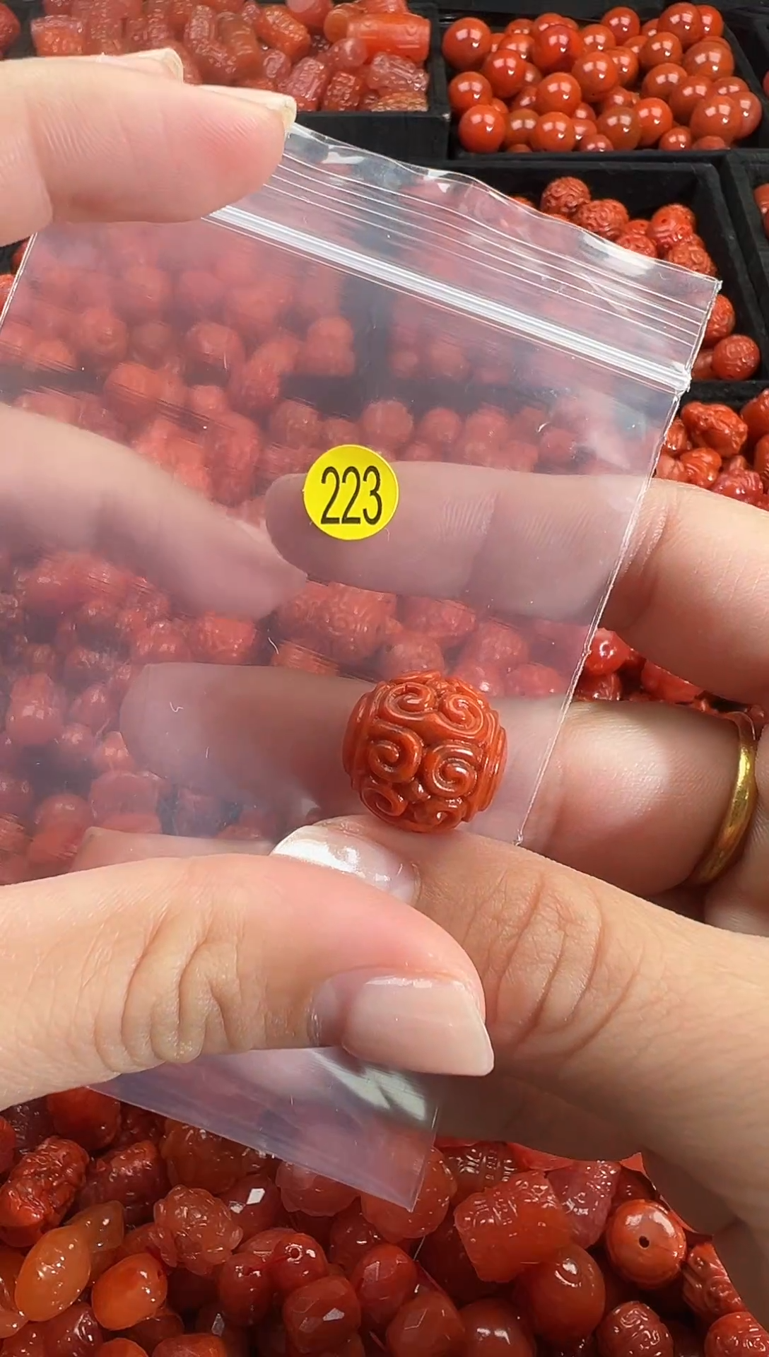 颈饰未镶嵌南红玛瑙1