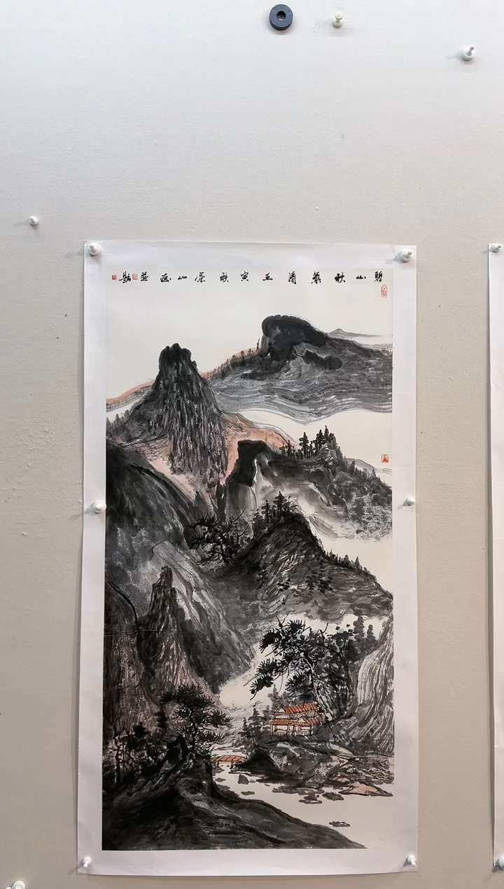 【闪购商品】国画绘画作品8平尺山水