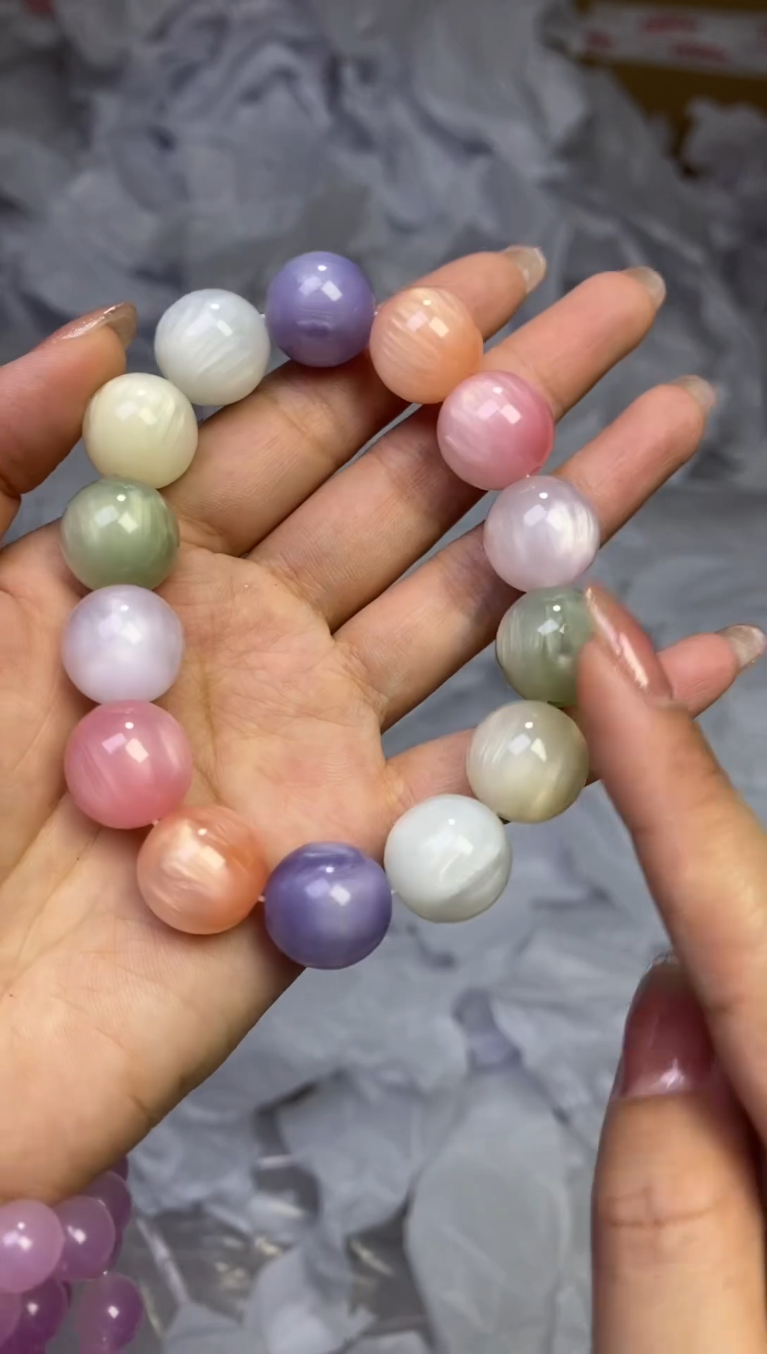 闪购  精品手串（无礼盒） 七彩海芸母