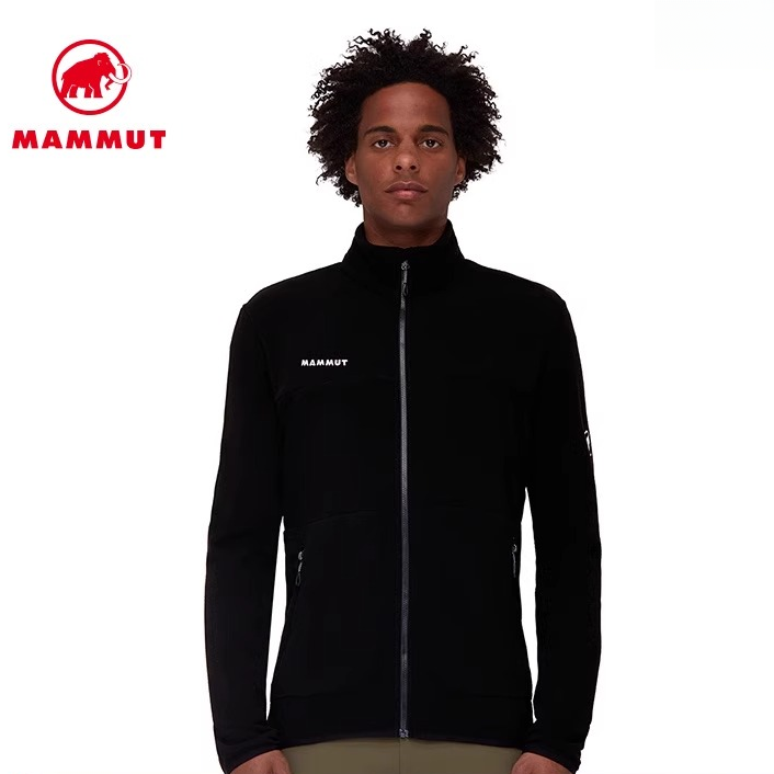 MAMMUT猛犸象Innominata Light户外轻薄抓绒内搭中层夹克立领外套