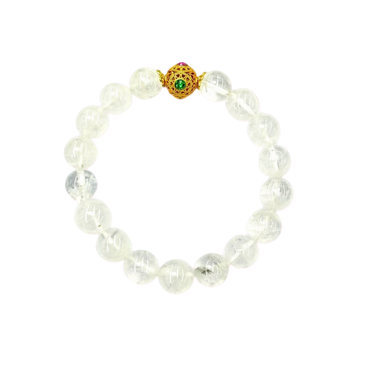 s1210-国风气质款蓝针水晶圆珠手串-赠礼盒