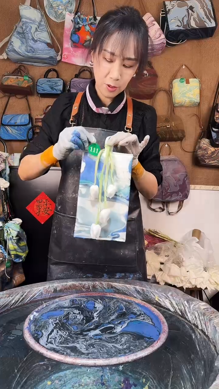 织物丝绸111#现场高定纸抽袋/默认微瑕【不退不换】