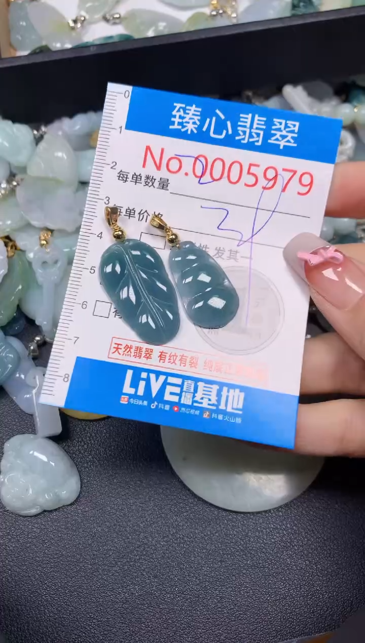 【闪购商品】翡翠颈饰未镶嵌含绳0005979