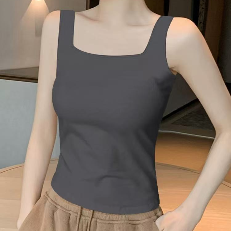 3003 女士保暖贴片胸垫无痕保暖背心 F02