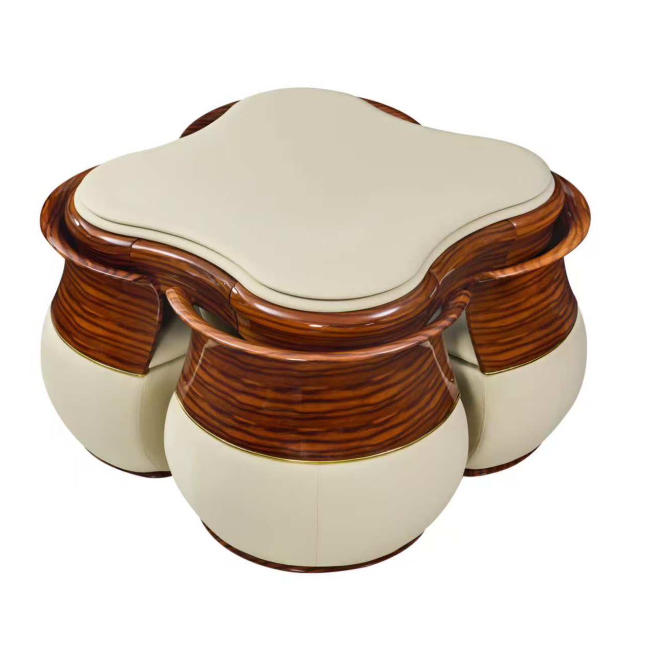 高端定制奢华麻将机四叶草全自动麻将桌2026新款静音麻将机