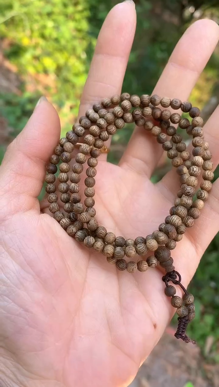 手串沉香惠东04圆珠多圈棋楠手串多样性发一