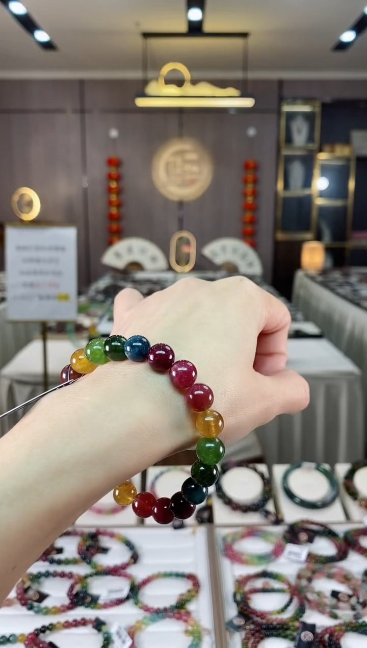 【闪购商品】碧玺单圈手串9mm+未镶嵌（多样性发一条）hon