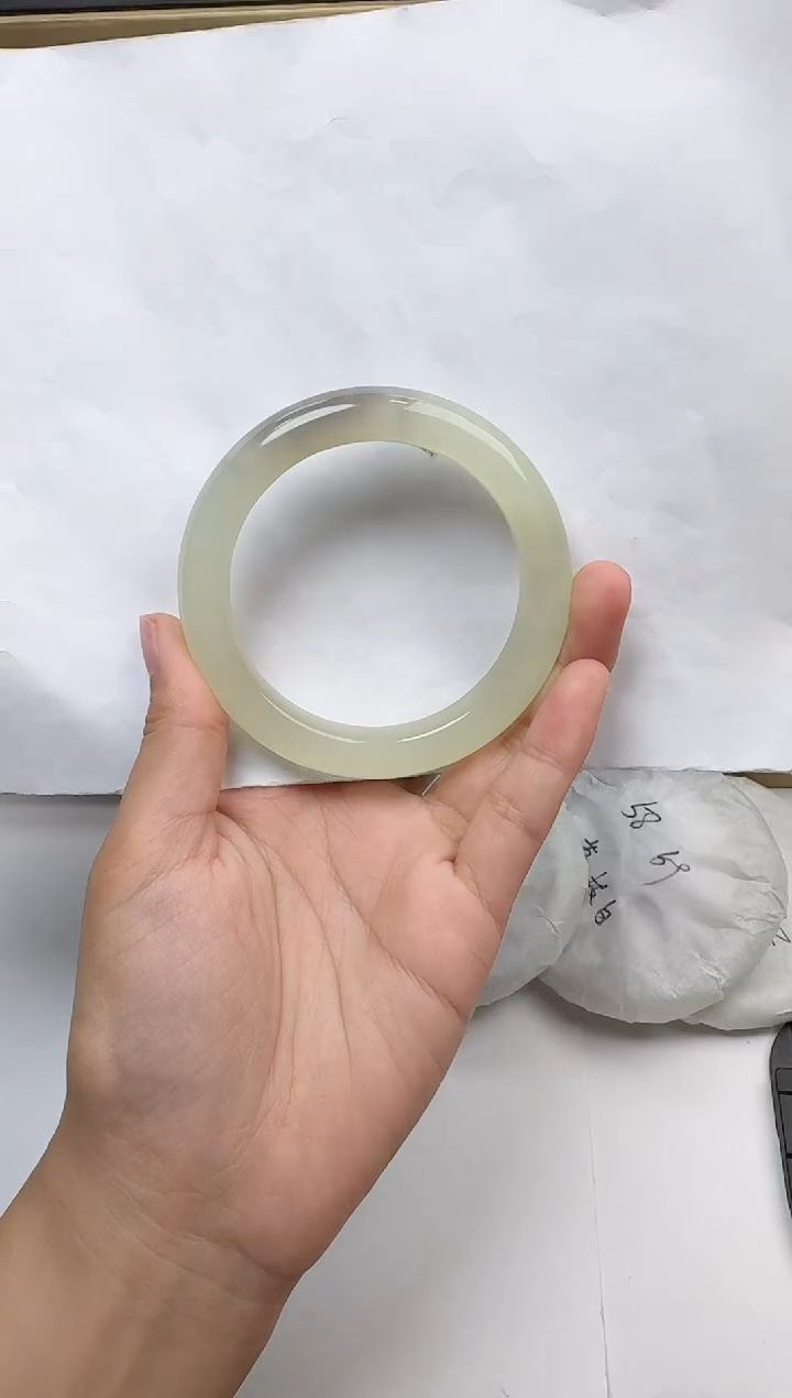 【闪购商品】和田玉手镯未镶嵌57/58圈口kk