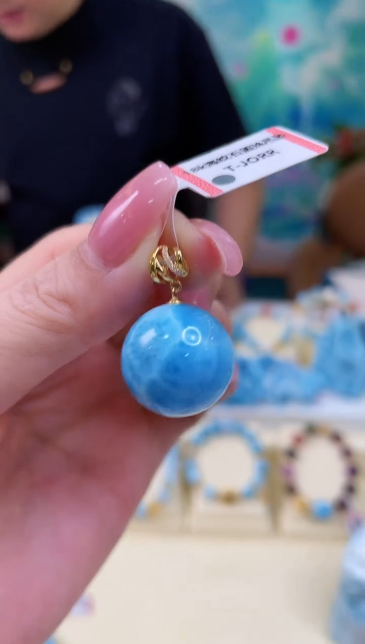 【闪购商品】针钠钙石颈饰18K金镶嵌@@ZY40528006