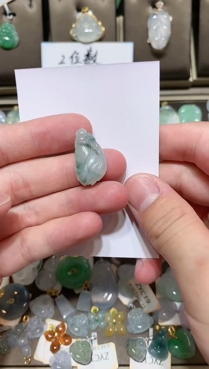 【闪购商品】翡翠未镶嵌颈饰天然A货翡翠一件