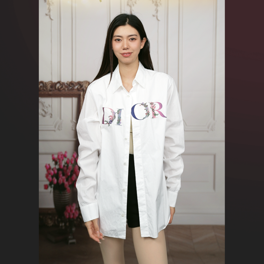 95新 DIOR/迪奥 麦殿/刺绣logo衬衫41码/251115WXRTL02