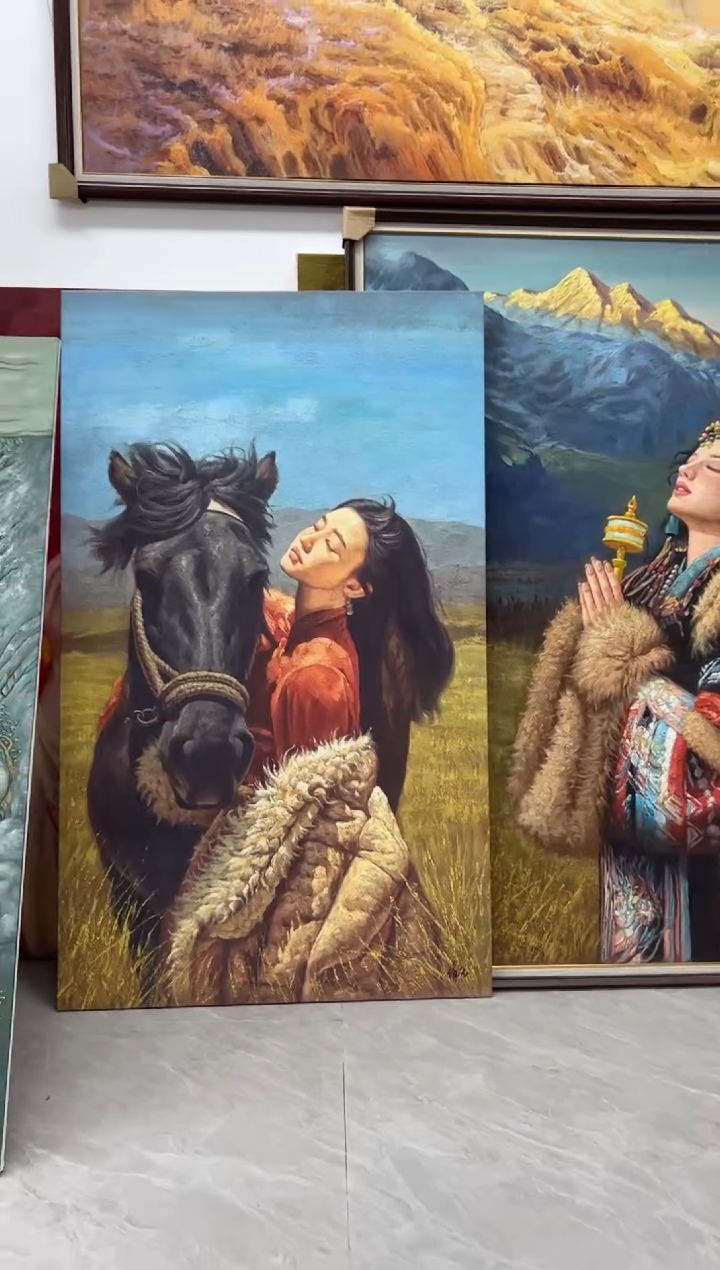 【闪购商品】书法定制 草原少女