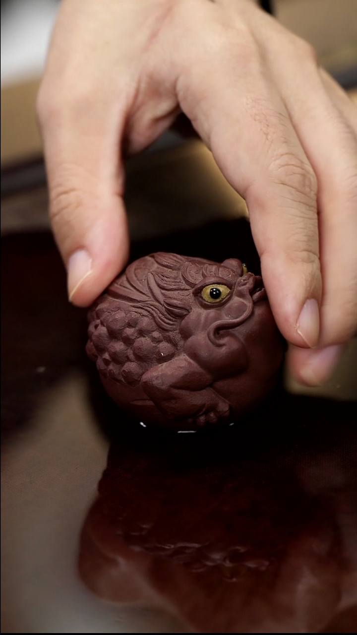 紫砂茶宠紫砂金蟾