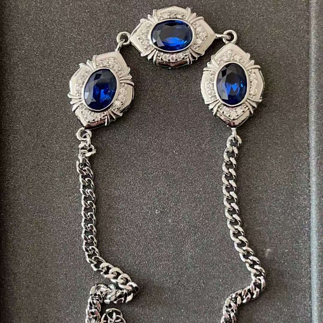 宝阁甄选三蓝手链518