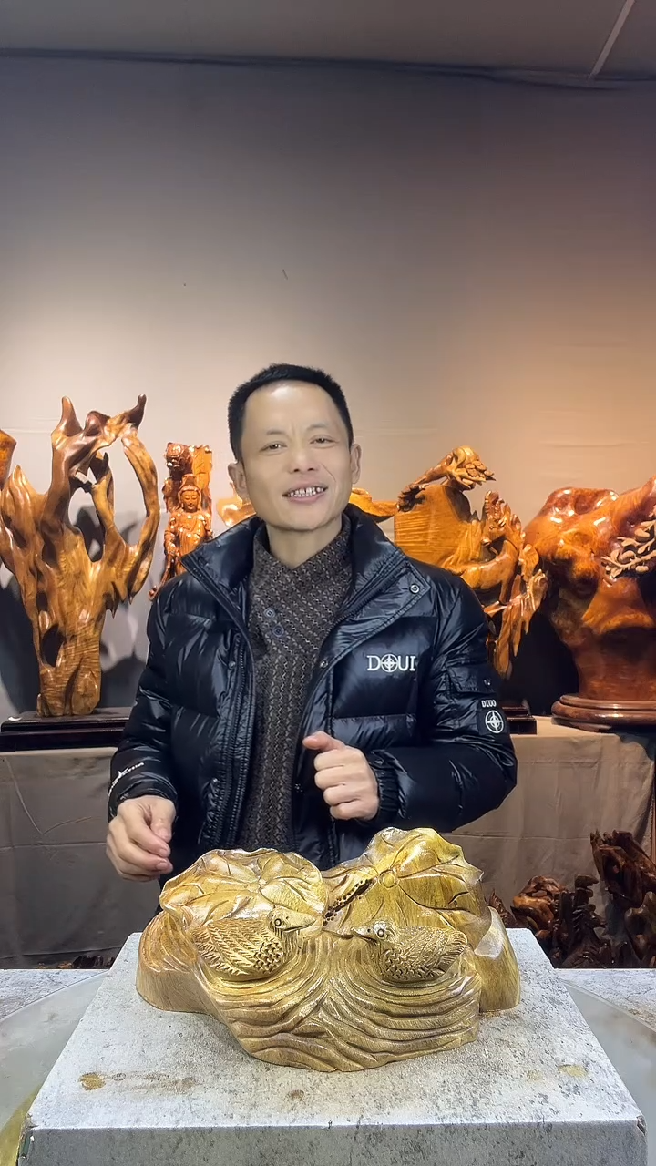 金丝楠健***?小叶桢楠随行摆件3