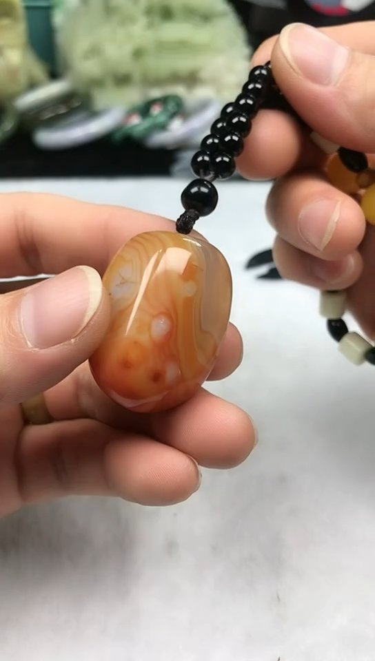 【闪购商品】玛瑙/玉髓手串未镶嵌吊坠