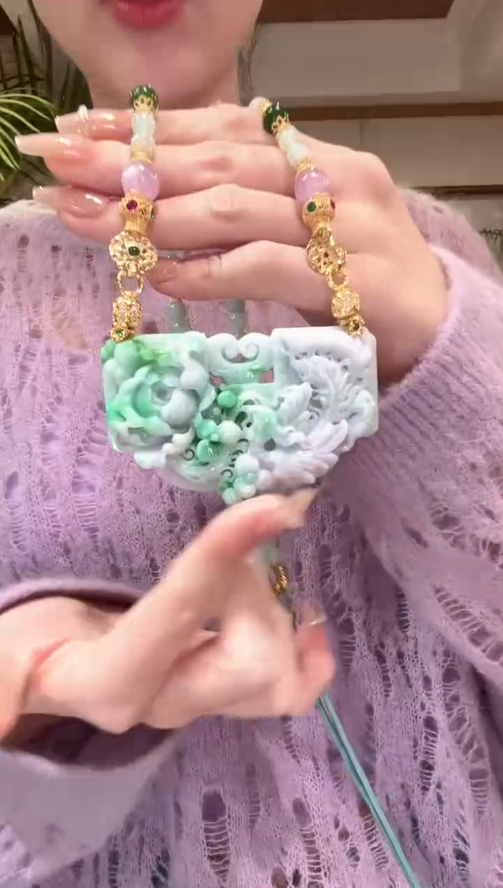 【闪购商品】翡翠颈饰未镶嵌国风