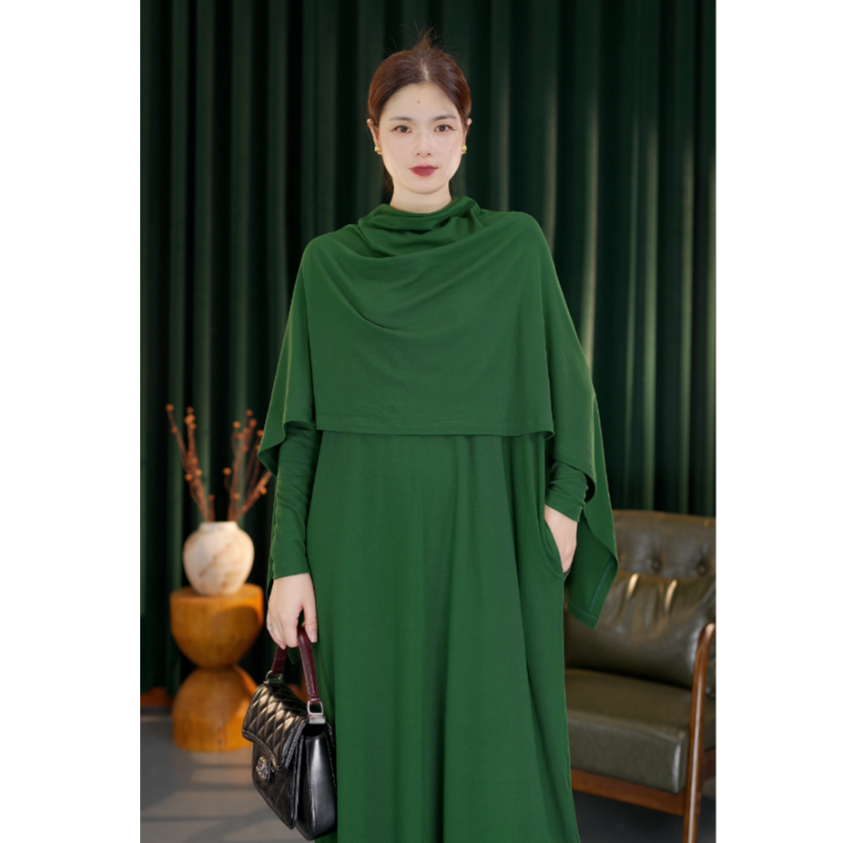 {橙衣纤服}秋季斗篷款时尚百搭披肩TC8059