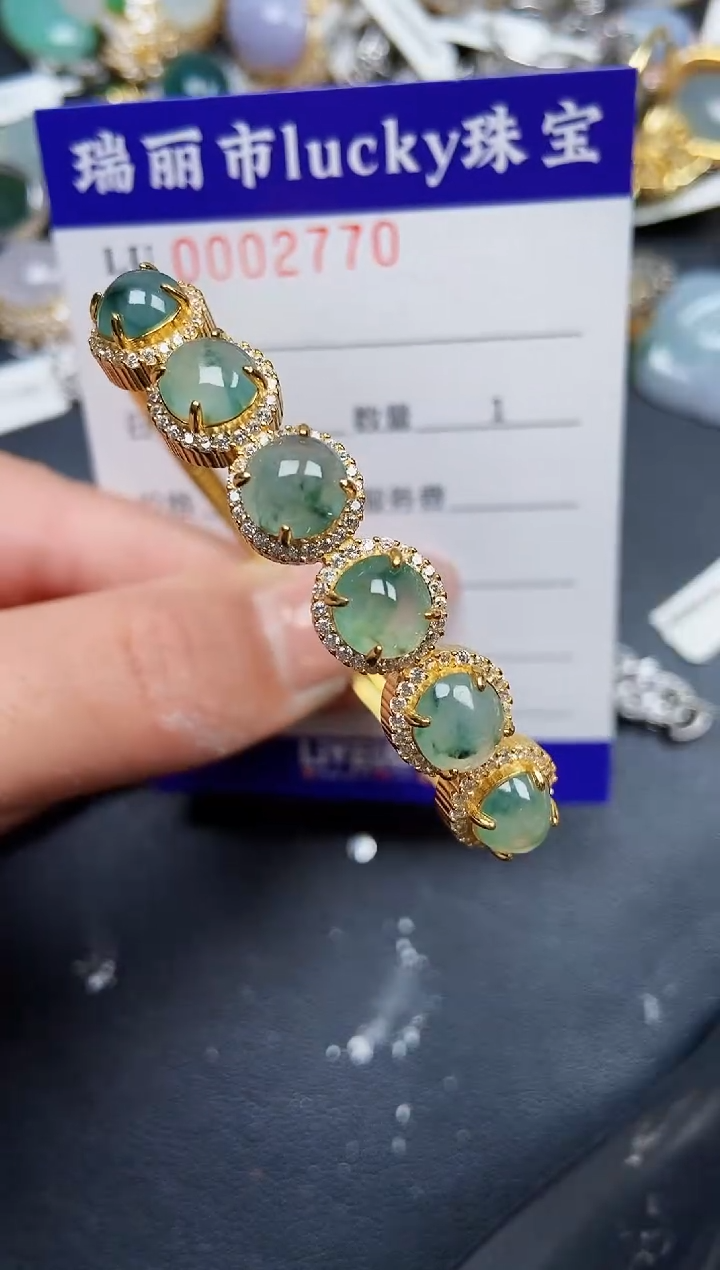 【闪购商品】翡翠颈饰银S925镶嵌2770