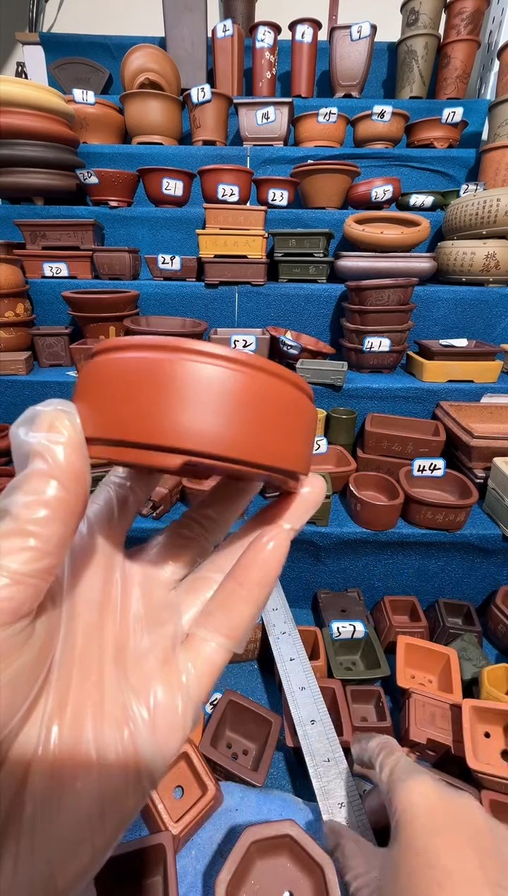 【闪购商品】紫砂紫砂花盆7*2.5