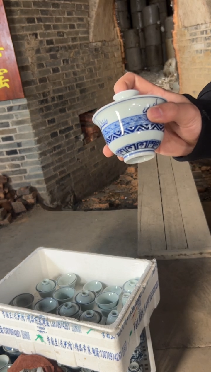 杯子陶景德镇全手工手绘瓷器！