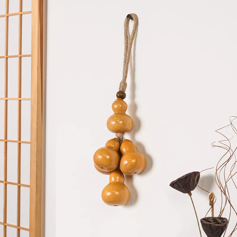 班塔外5颗小葫芦-8字款式葫芦挂饰小葫芦家居饰品挂饰