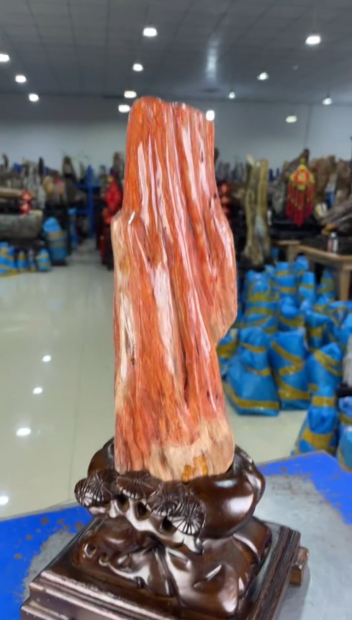 【闪购商品】硅化玉摆件未镶嵌11