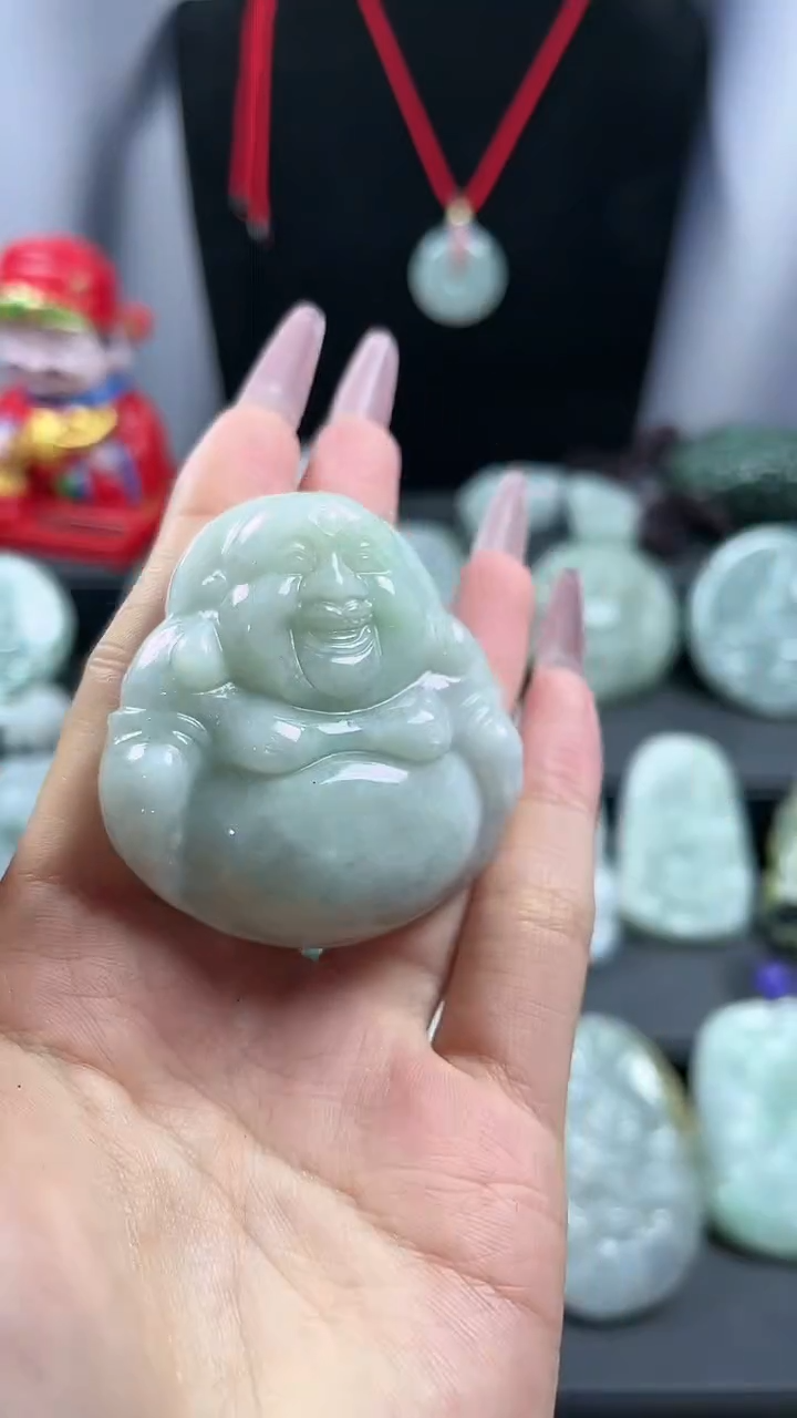 【闪购商品】翡翠颈饰未镶嵌大肚佛