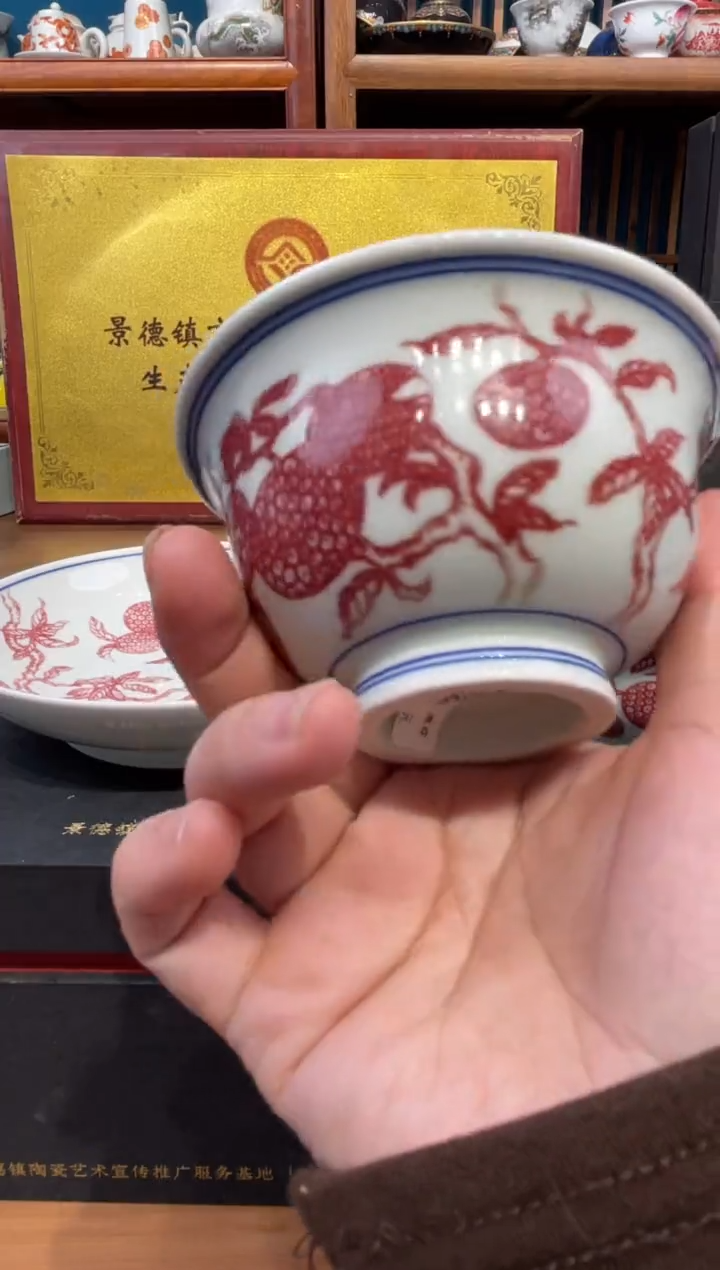 瓷片景德镇手工手绘陶瓷