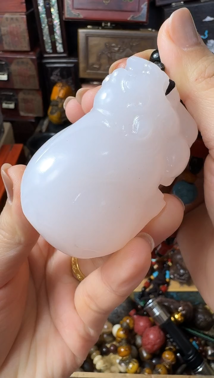 【闪购商品】和田玉（白玉）挂件未镶嵌主播推荐：一物一拍，讲解为准！