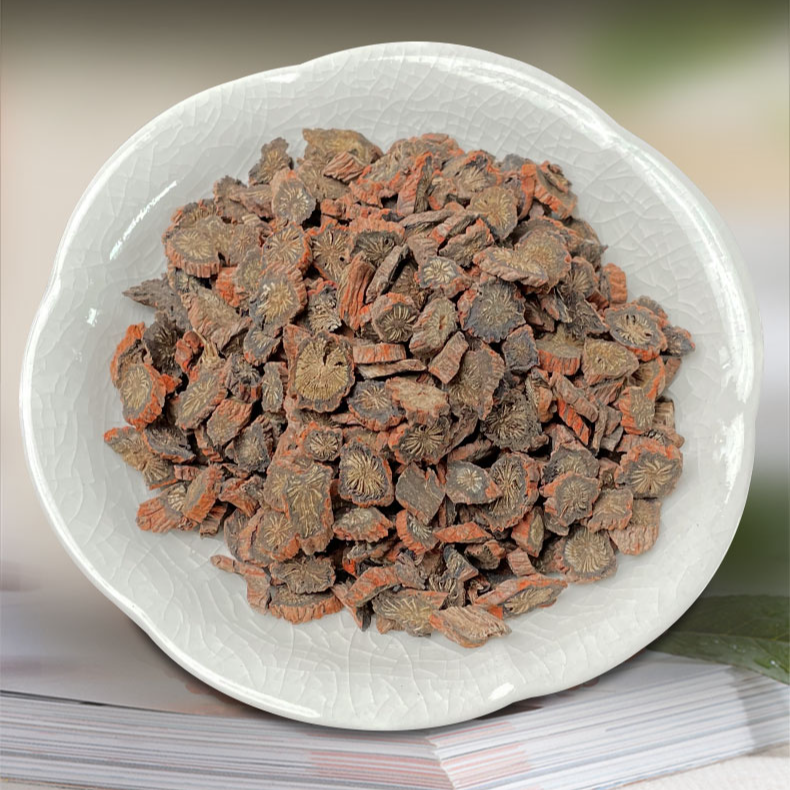 紫皮丹参精选片 山东莒县发汗丹参250g 精选主根切片干净无杂