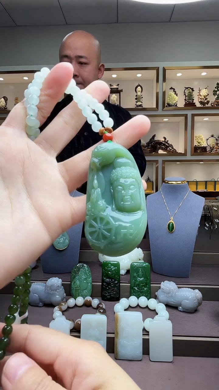 【闪购商品】和田玉挂件未镶嵌苏