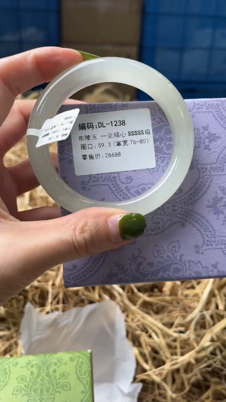 未镶嵌手镯石英质玉DL-1238