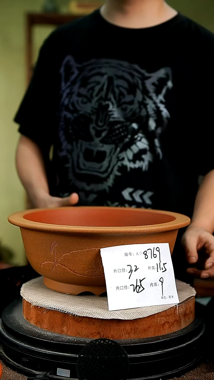 紫砂花盆花卉园艺8769