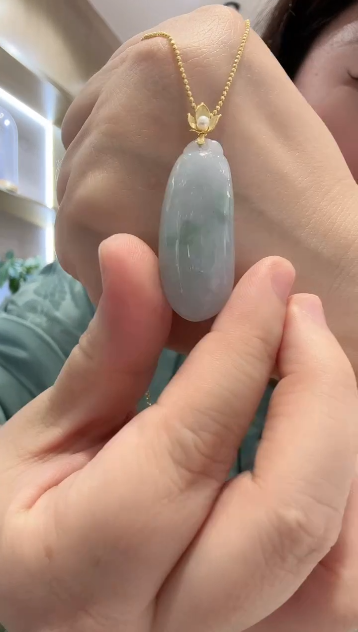 颈饰14K金镶嵌翡翠【8】多样性发一