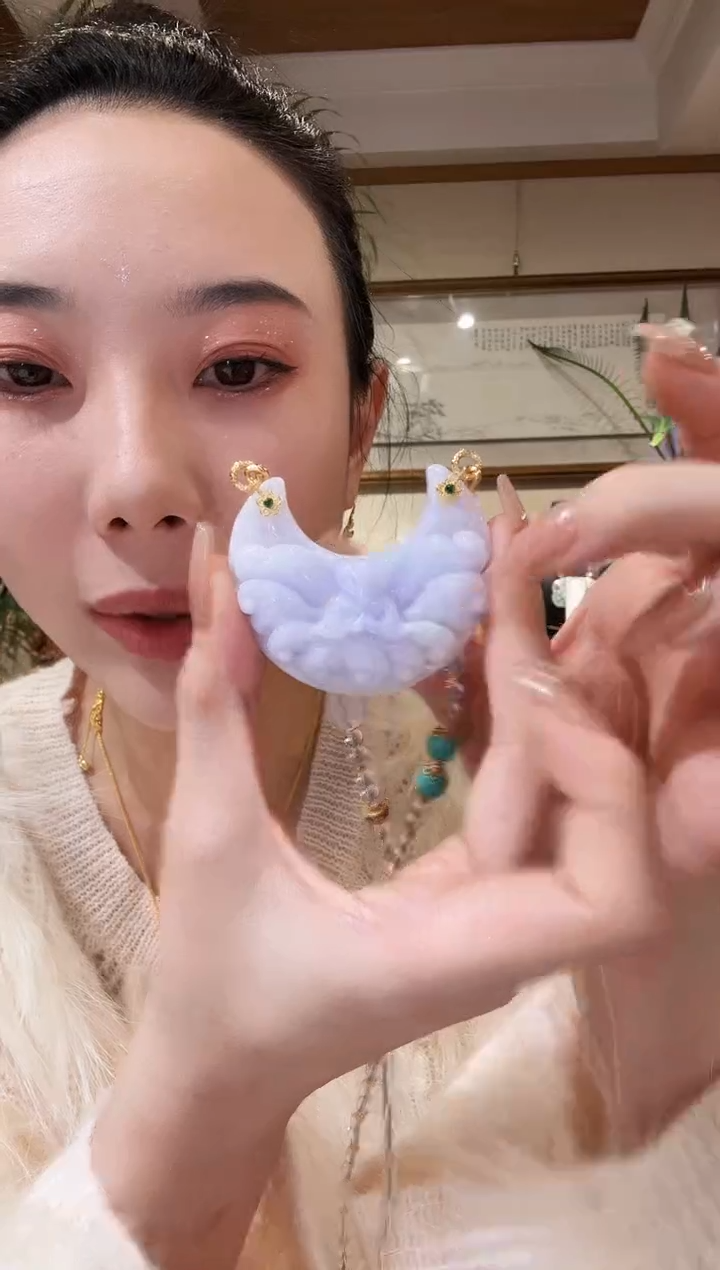 【闪购商品】翡翠颈饰未镶嵌国风