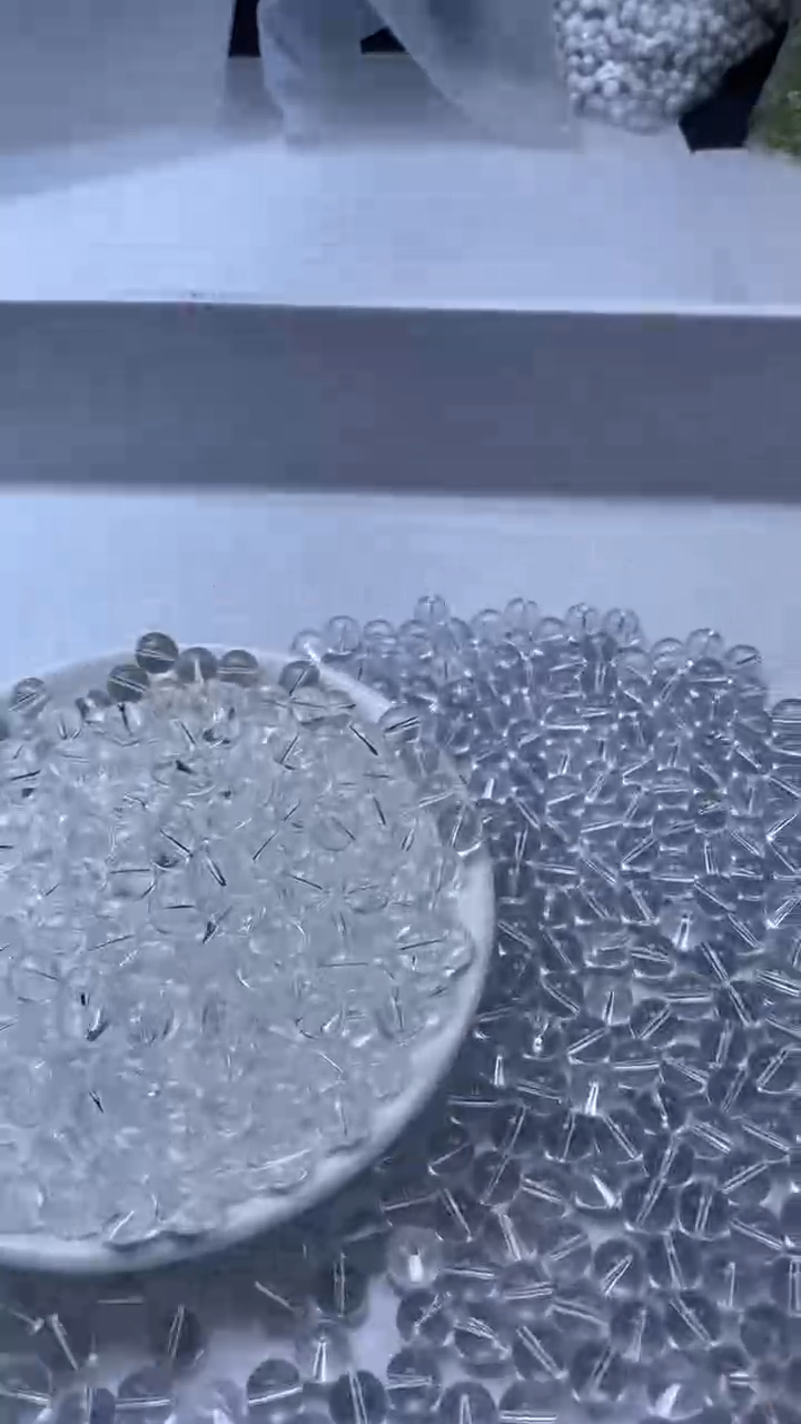 颈饰未镶嵌水晶W189-白水8mm*25颗