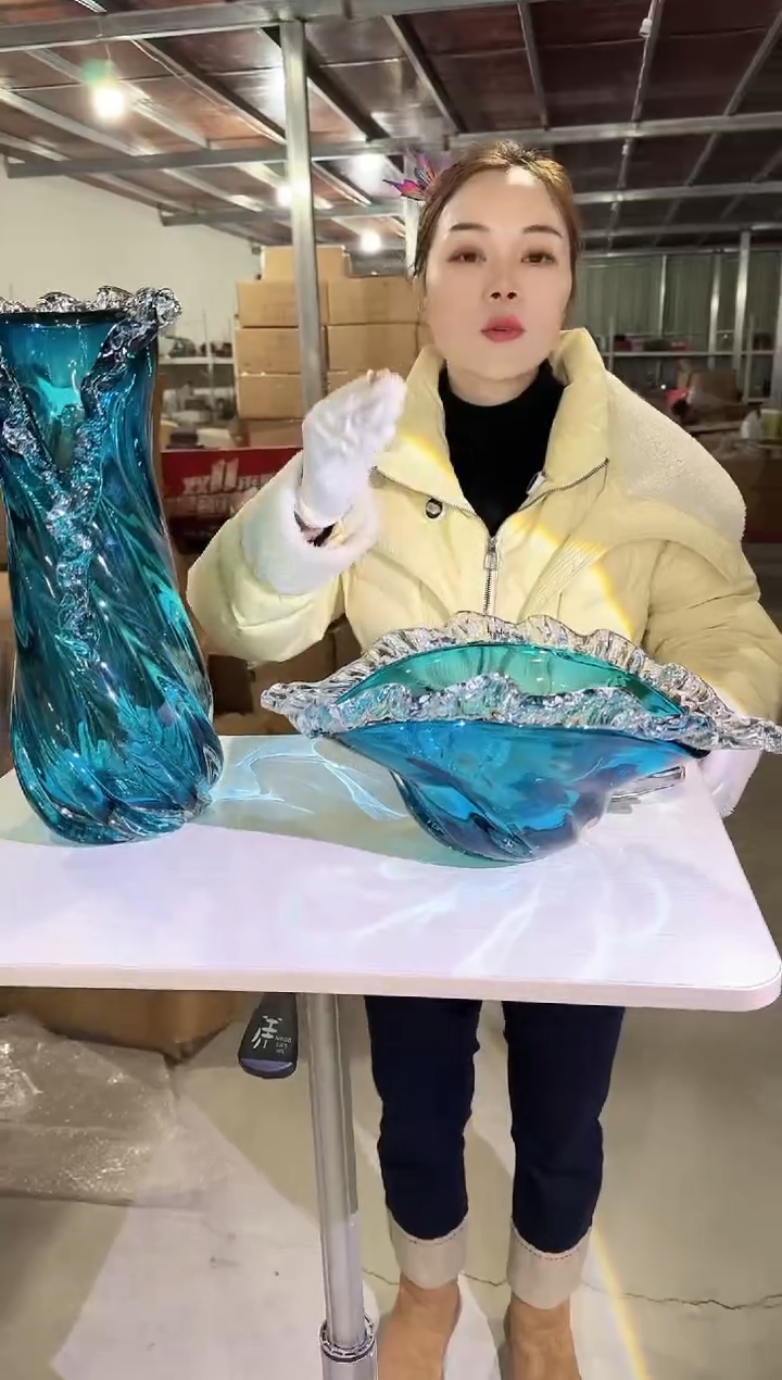 【闪购商品】无铅玻璃悠悠P-花器-58早果盘