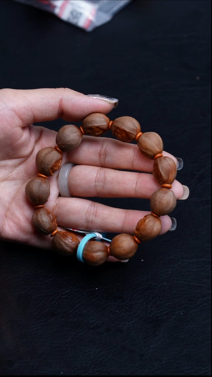 【闪购商品】橄榄核手串/手链15原皮无相佛