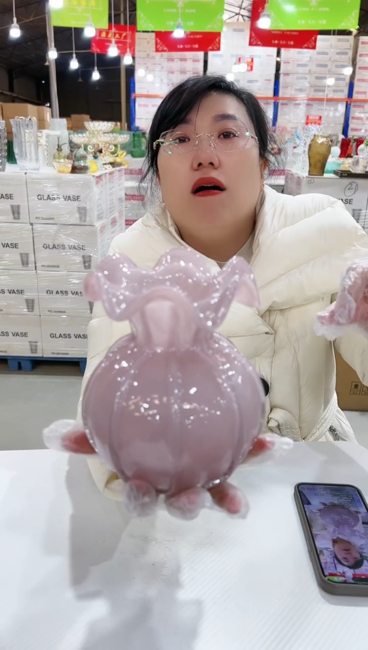 【闪购商品】琉璃粉色钱袋