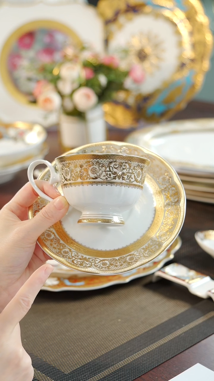 【闪购商品】瓷片咖啡杯碟 微瑕福利价