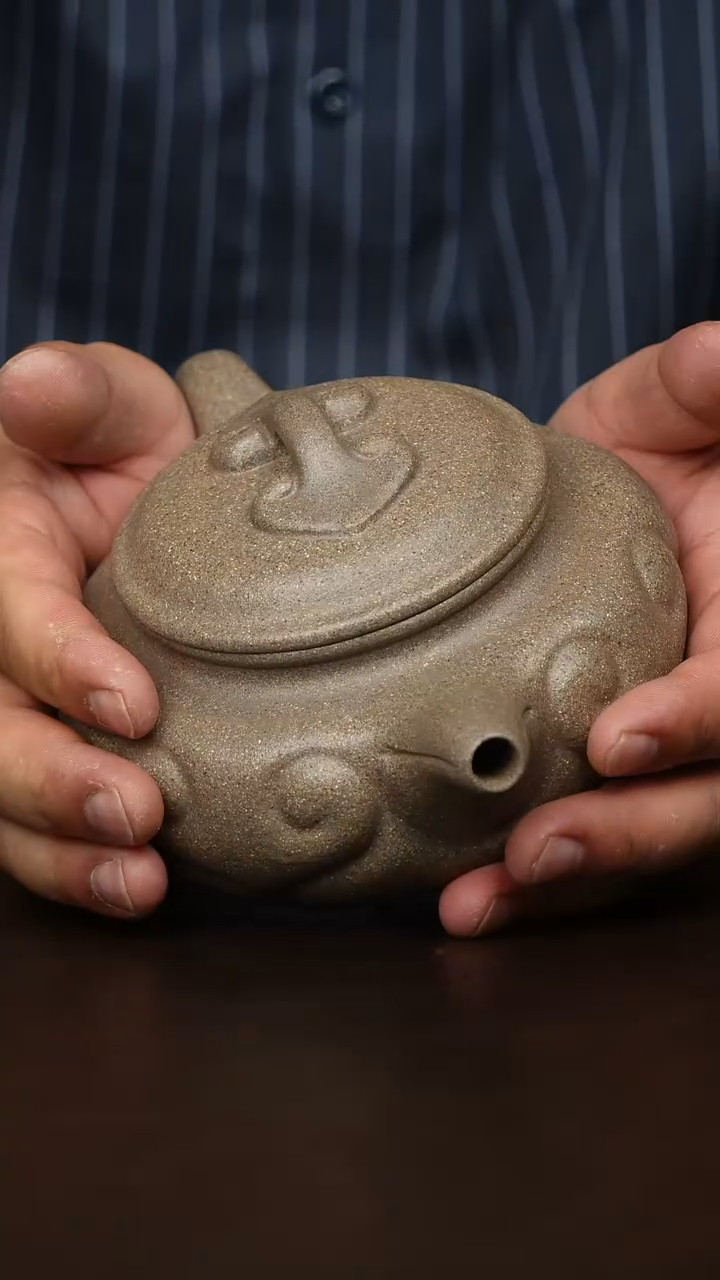 茶壶紫砂 宜兴原矿紫砂壶 大仿古500cc