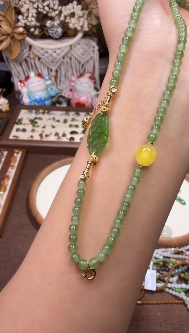 水晶摆件未镶嵌珠链